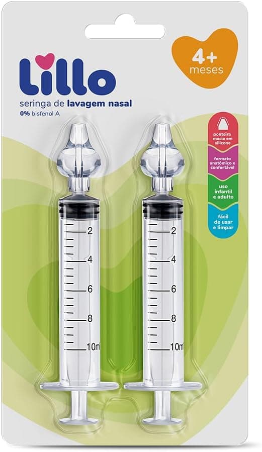 Kit Seringa para Lavagem Nasal Lillo